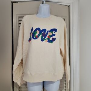 Just Madison Holiday Love Sweater NWT